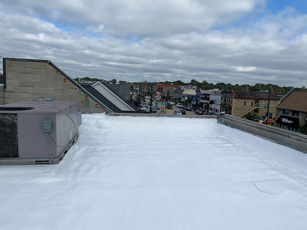 Roof-Coating-Glendale-CA-California-1 | Shark Roofing Systems white coated roof - Roof Coating Glendale, CA